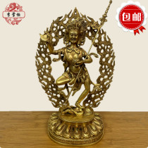 Li dispensers Nepal Mizong Tibetan Buddhism Mother Buddha Mother Buddha Pure copper Empty female Concealed Pendulum Fitting hide