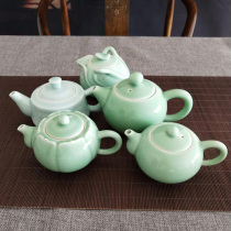 Creative retro Kung fu tea pot cubicle cupca cupca cupca cup teapot for household ceramic pumpkin teapot West Shi pot
