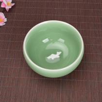 Longquan Ceramic Bowl Chinese Household Rice Bowl Creative Ceramic White Fish Bowl Hotel Tableware Bowl Gifts