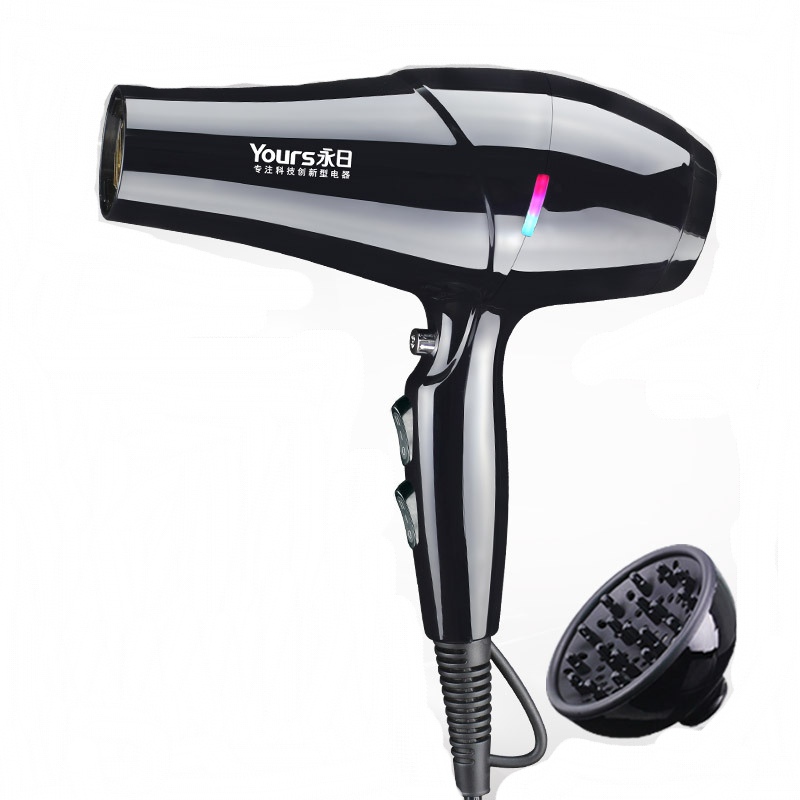 永日电吹风机2100w大功率冷热风吹风机 发廊家用专业吹风筒电器