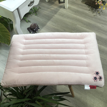 Korean velvet pink ultra-low pillow low pillow single soft feather velvet thin adult pillow single 48*74cm