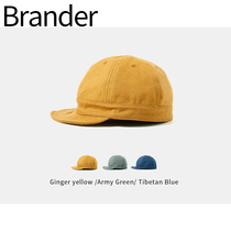 Short brim hat soft top Japanese flat hat short brim baseball cap duck tongue hat men and women retro parent-child hat tide tide