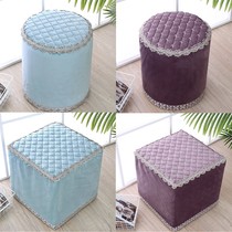 Upscale round leather mound cover sofa pier cover cloth art cover all-bag home square stool cover small round stool cushion all round