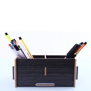 23桌边笔筒学生桌面北欧个性简约斜插式多功能收纳盒创意时尚可爱