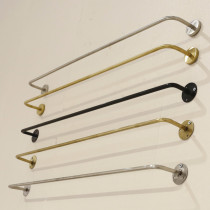 Simple clothing store decoration wrought iron wall-mounted display rack solid hanging womens and childrens clothing hanger shelves