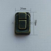 New Taiping buckle dark button wooden box wine box gift box hardware accessories lock box buckle buckle buckle buckle small square buckle