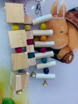 Rabbit Grindstone Tooth Bite Wood String Multiple Optional Colored Grinding Tooth Wood Rabbit Dragon Cat Hamster Grinding Tooth