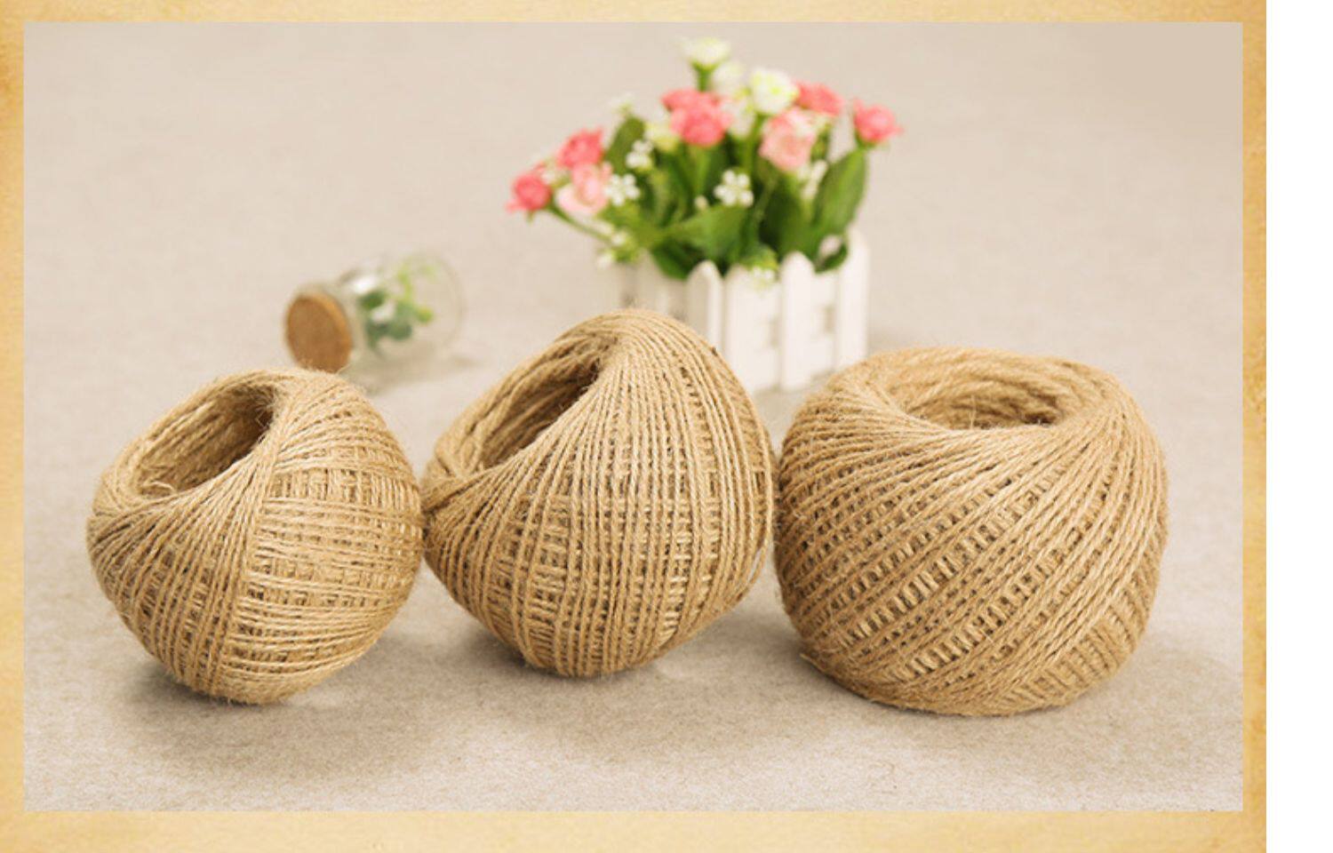 麻绳绳子捆绑绳装饰品线diy细粗手工编织编制麻线绳材料复古风小_一起