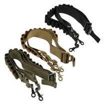 Outdoor single point rope mission tactical military fans tactical crossbody rope shotgun strap adhesive hook crossbody rope nylon