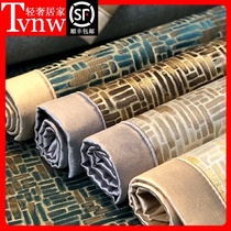 TVNW American light luxury style high-end Four Seasons universal fabric sofa cushion non-slip leather cushion cover solid wood cushion