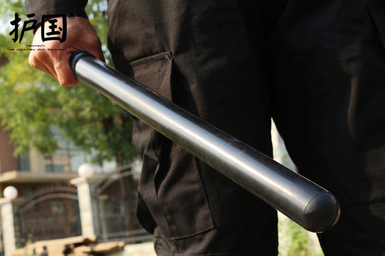 安保防爆橡胶棍校园执勤棍棒防身棍橡皮棍保安巡逻棍棒pc棍棍子_双氙