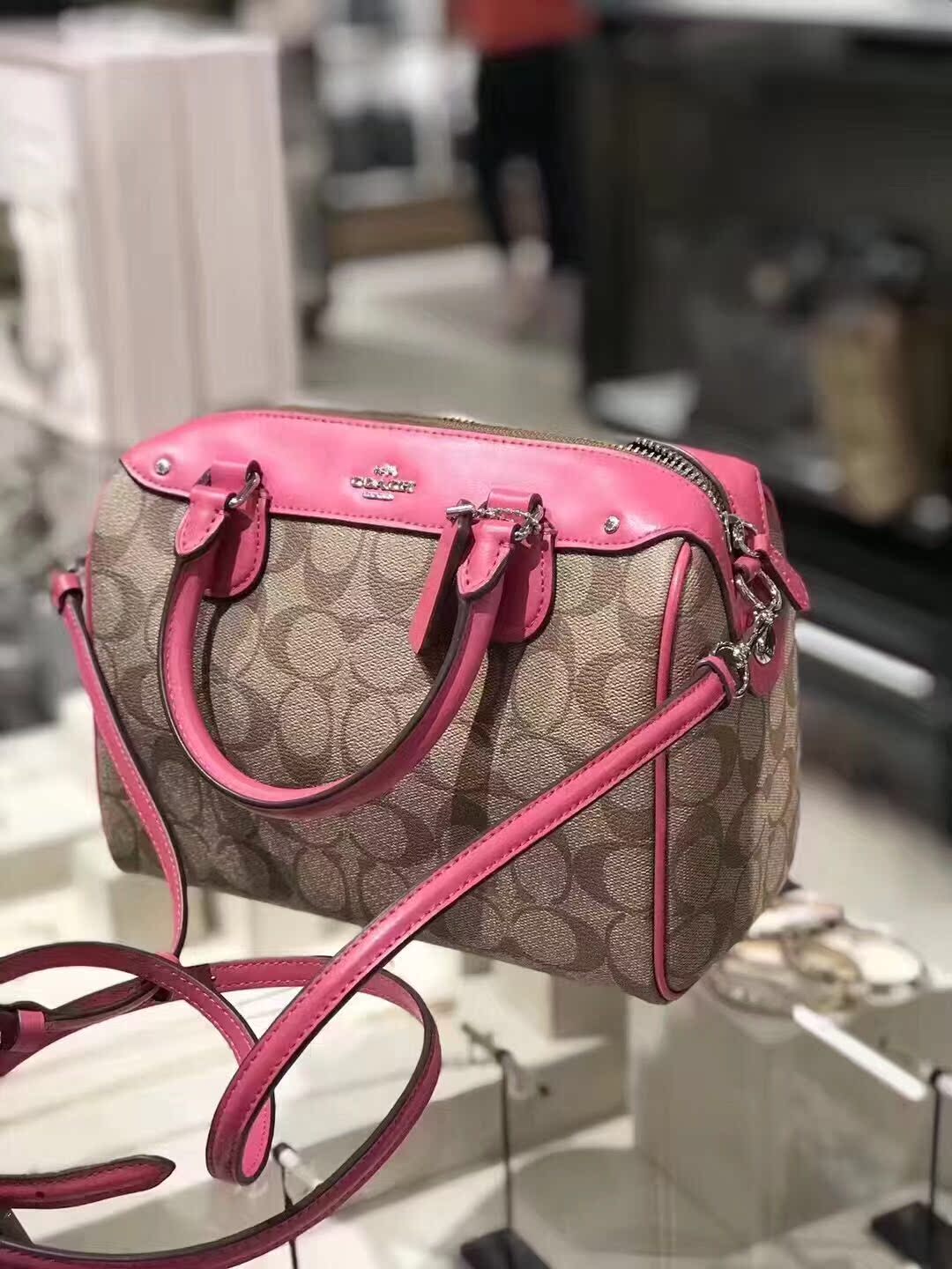 nana美国正品代购 coach/蔻驰 波士顿小包 桶包 手提包 女包