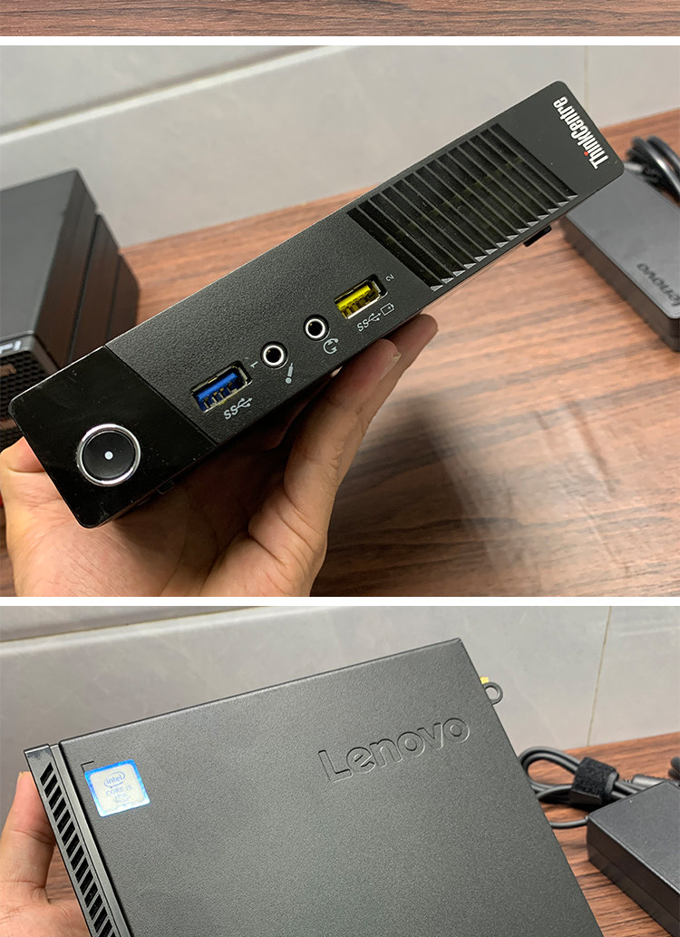 联想电脑台式主机办公家用商务迷你主机微型mini小机箱4k低功耗i5