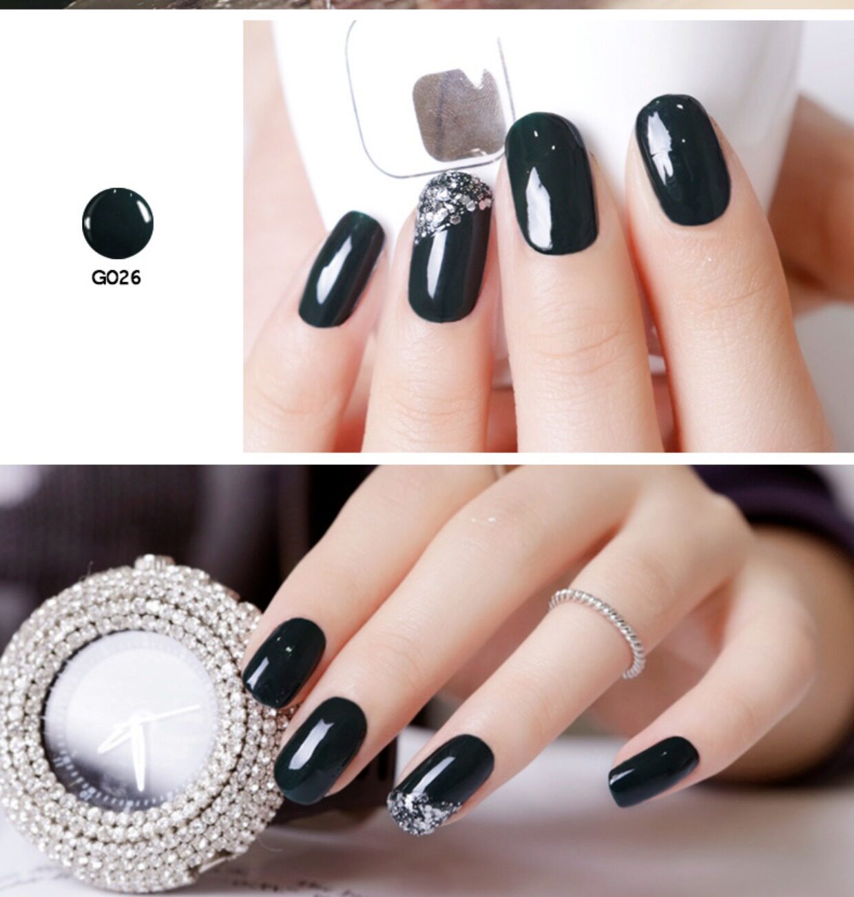 持久光疗美甲店流行纯色指甲胶蔻丹芭比甲油