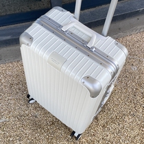 Japan MARRLVE high face value aluminum frame case PC pull bar case mute universal wheel 20 den case 24 suitcases woman