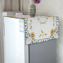 Lace Refrigerator Cover Cover Single Double Door Freezer Box Dust Cover Curtain Drum Washing Machine Cover Cloth Fabric