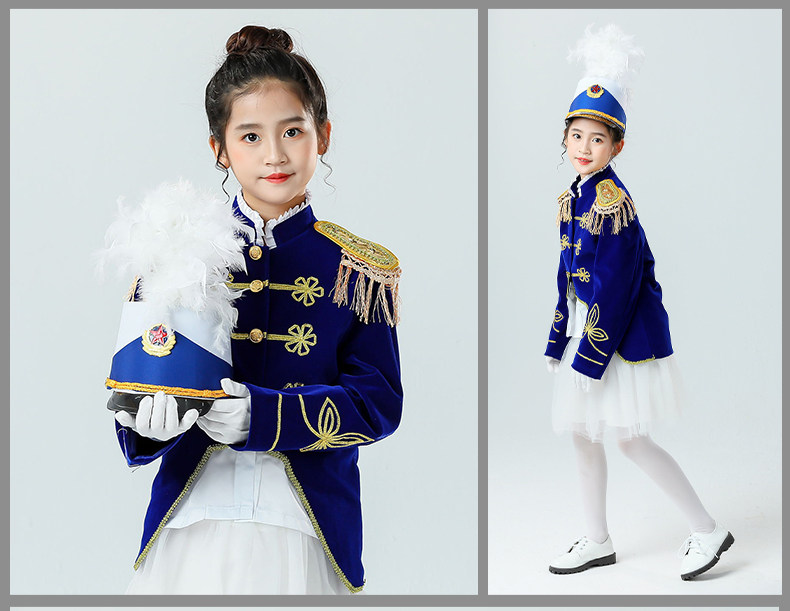 鼓号队服装升旗队新款鼓号服中小学生仪仗队手军管升旗手幼儿园