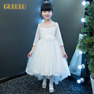 春夏装公主裙蓬蓬裙女童婚纱花童礼服生日钢琴主持演出服儿童童装