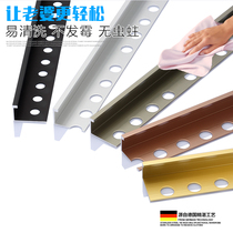 Metal strip Black edge Yang angle line Ceramic tile decorative strip edging edge sealing strip closing floor pressure strip Aluminum composite