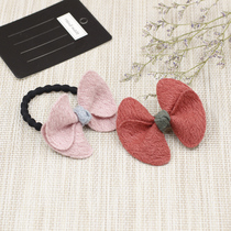 Children hairclip hair accessories girls baby hair rope Princess Hairband Korean version of bow rubber band Press clip