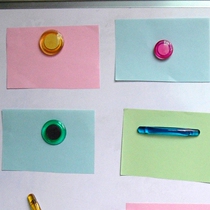 Fast super transparent color magnetic particles transparent color magnetic particles Office teaching magnetic particles