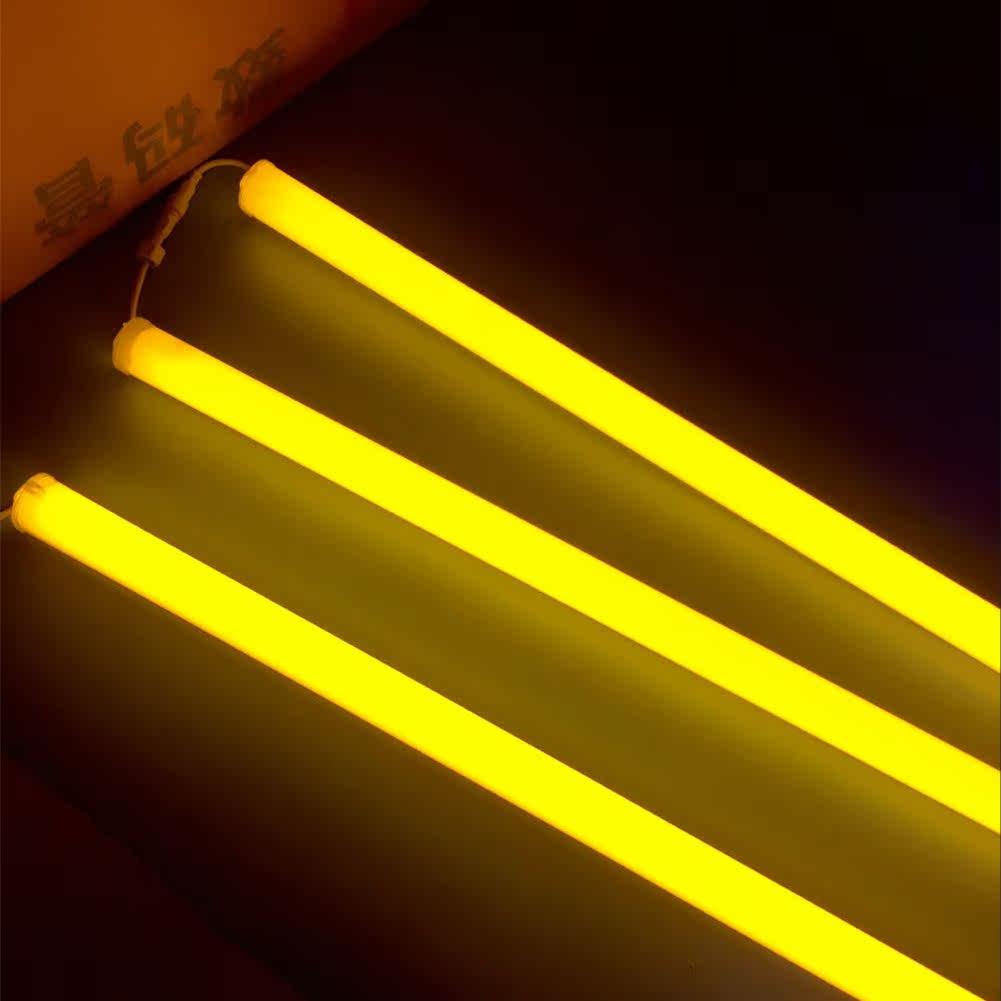 led护栏管黄光暖白光内控低压单色户外防水数码管楼体亮化灯包邮