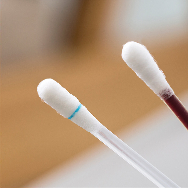 fasola消毒棉签一次性碘伏酒精双头随身旅行装碘酒棉花棒独立包装