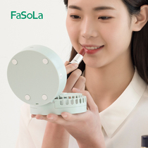 fasola small fan on the road Portable usb handheld mini electric fan with mirror Going shopping