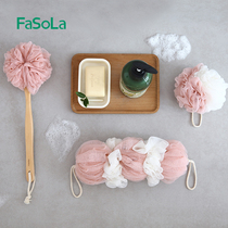 fasola bath net yarn tennis bath seeking ball bath flower does not spread out with handle shaking sound net red bath ball wholesale