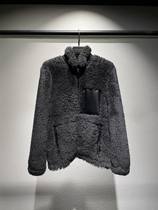 LA CALIFFA Fashion version Spanish Basa Merino leather wool mens fur jacket