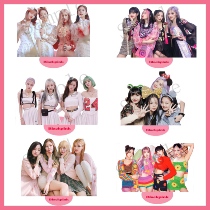 blackpink stand-up pink ink new albums same perimeter should be set up with desktop swings stand cards acrylic double face