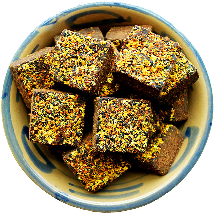 限时买1份送1份云南古法手工黑糖 桂花黑糖 花糖土红糖20块糖400g_7折