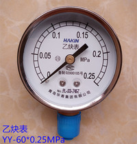 Huaqing YO-60 oxygen gauge forbidden oil gauge oxygen gauge YC-60 carbon dioxide gauge YD-60 pressure reducing valve nitrogen gauge