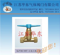 Globe valve QJT30-18 pipeline shut-off valve high-pressure straight-through type globe valve g3 4 inner wire QJT30-12