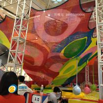 Seven Rainbow Net Climbing Tree Kindergarten Playground Naughty Fort Childrens Theme Parent-Child Restaurant Drill and Expand Birdcage