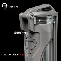 Thyrm CellVault Sealed waterproof CR123A 18650 battery box storage tank storage compartment