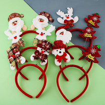 Christmas headdress ornaments Christmas hat headband childrens gifts small gifts adult antlers headband head buckle hair accessories