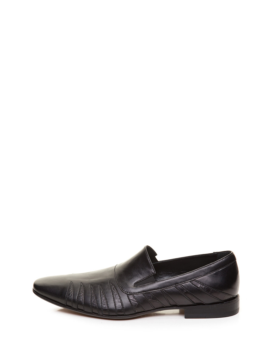 roberto botticelli 黑色几何拼接设计休闲鞋