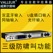 Professional digital front-level effector microphone anti-howling KTV stage karaoke home karaoke with Bluetooth reverberator