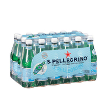 Italian Soda Water Shengpeulu Natural Bubble Mineral Water 500ml * 24 Whole box of sugar-free alkaline water