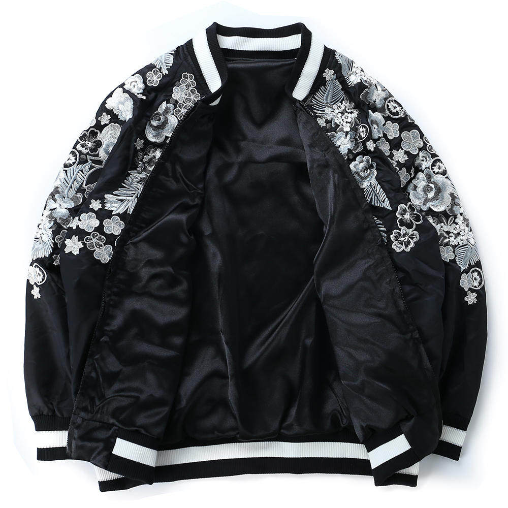 刺绣夹克衫,品味时髦复古格调