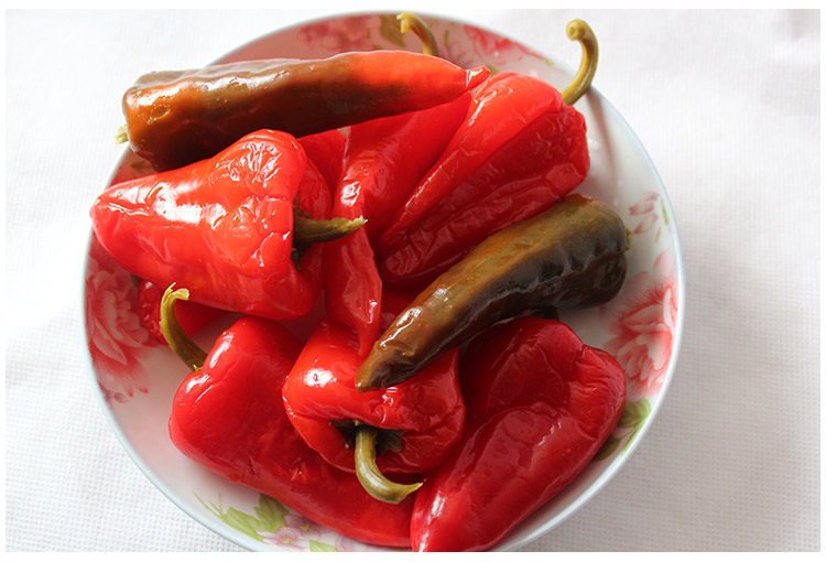 农家腌制红辣椒 老坛酸菜泡辣椒 外婆菜 下饭菜 3件包邮