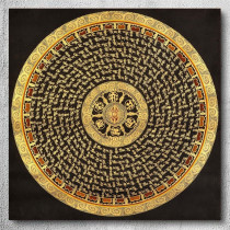 Tangcheng gold Thangka coloring cloth hand-painted Buddhist painting (Coloring World)