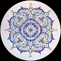 Turkish art painting adult meditation decompression hand-painted coloring painting (Coloring World)