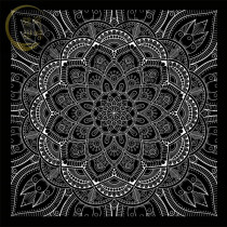 Mandala cloth surface painting hand painting coloring diy decorative painting decompression meditation (Coloring World)