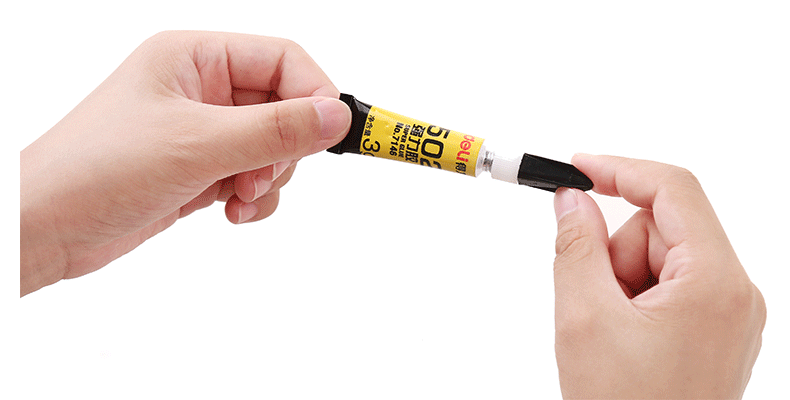 得力502胶水透明快干强力胶 粘塑料金属玻璃陶瓷修补粘合剂补鞋胶