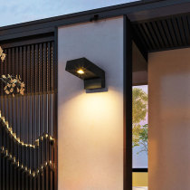 Led Balcony Wall Lamp Outdoor Waterproof Terrace Light Entrance Garden Courtyard Gate Lamp External Wall Stairway Brief Wall Lamp