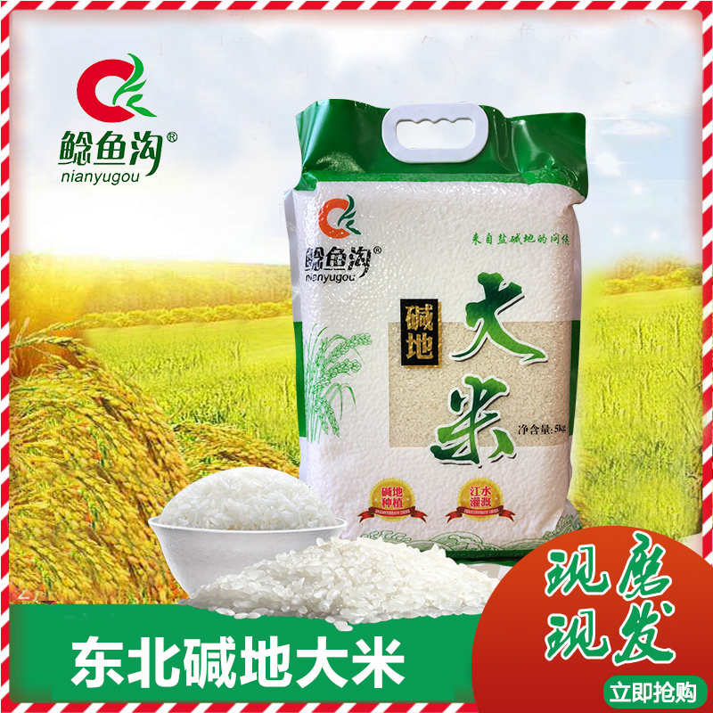 鯰魚溝 東北黑龍江特產(chǎn) 堿地大米 10斤