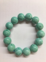 Light green turquoise diameter 1 6cm beads raw ore high porcelain turquoise hand beads