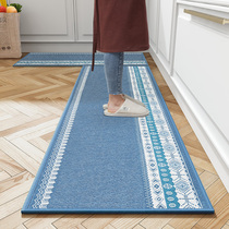 Household long kitchen floor mat non-slip mat Simple modern ins kitchen carpet doormat floor mat customization